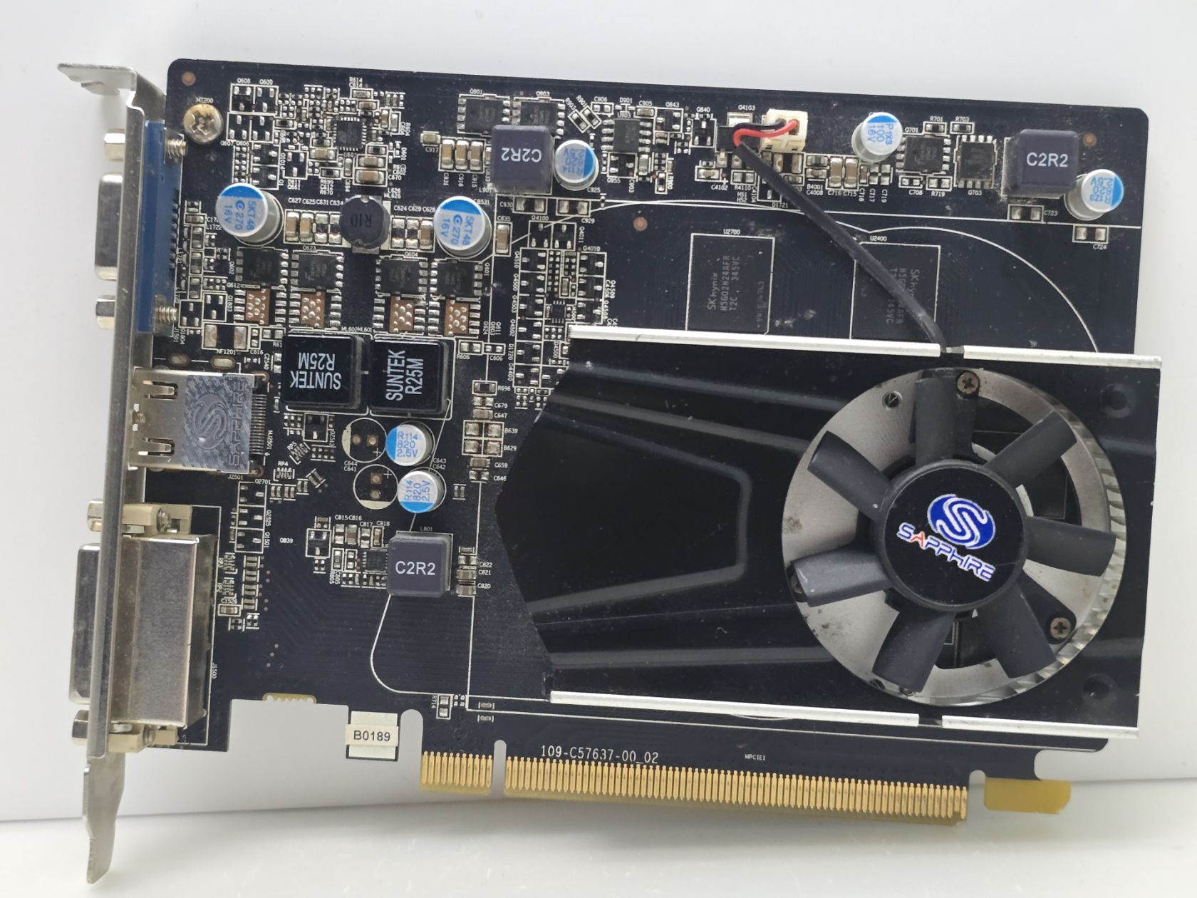 Видеокарта Sapphire Radeon R7 240 1GB  (GDDR5,128 Bit,HDMI,PCI-Ex,Б/у) - фото фото фото 0