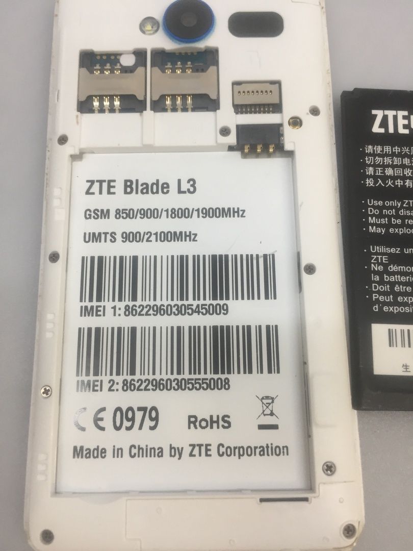 Смартфон ZTE Blade L3 на запчасти - фото фото фото 4