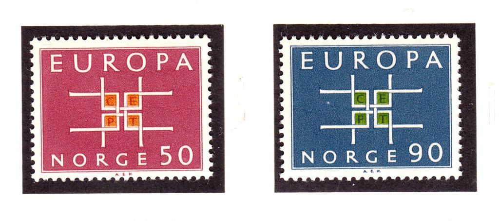Норвегия 1963  г MNH - EUROPA - фото фото фото 0