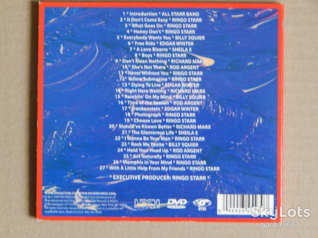 Ringo Starr &amp; His All Starr Band Live 2006 (DVD, Unofficial Release, Digipak) - фото фото фото 1