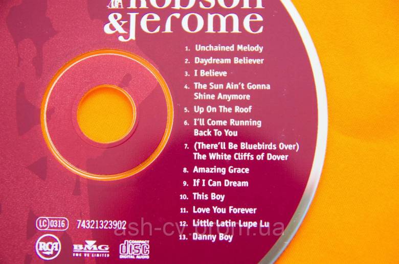 Музичний диск CD. ROBSON JEROME - фото фото фото 1