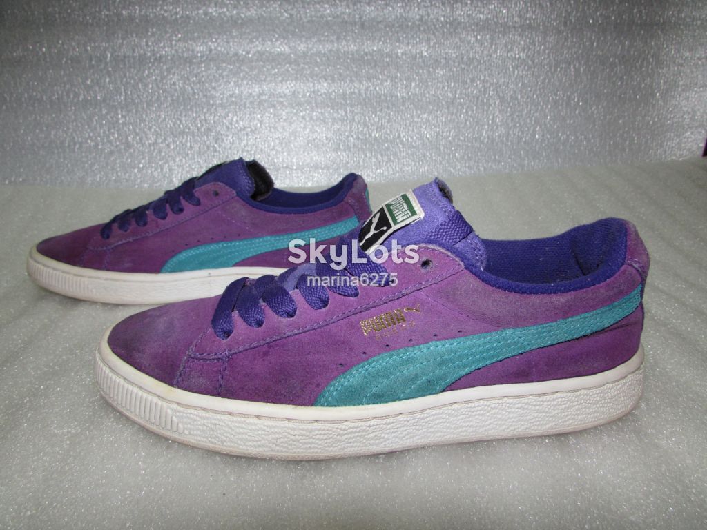 PUMA SUEDE ~КРОССОВКИ НАТУРАЛЬНАЯ ЗАМША ~ р 36-37 - фото фото фото 1