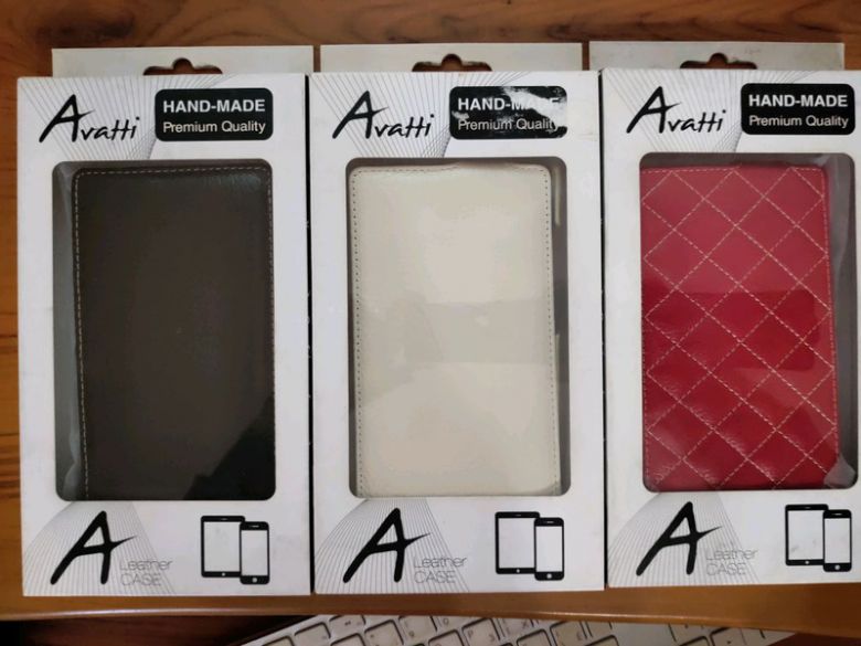 Чохол Avatti Nokia XL Slim Flip Red/white/black - фото фото фото 0