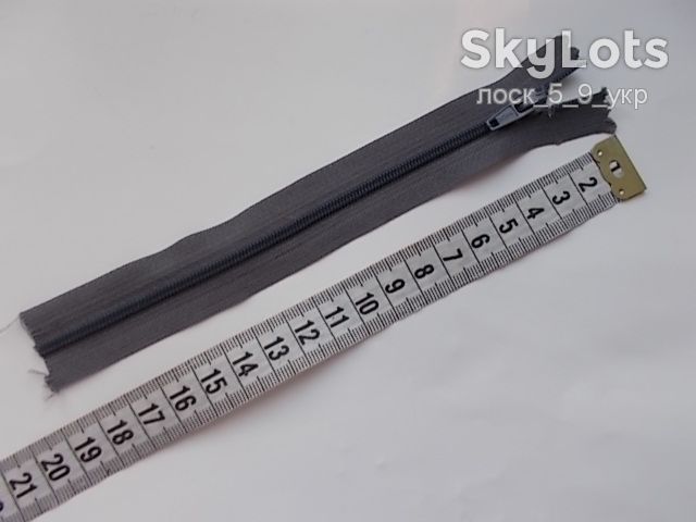 Застежка *молния* серая  длина 15 cm - фото фото фото 0