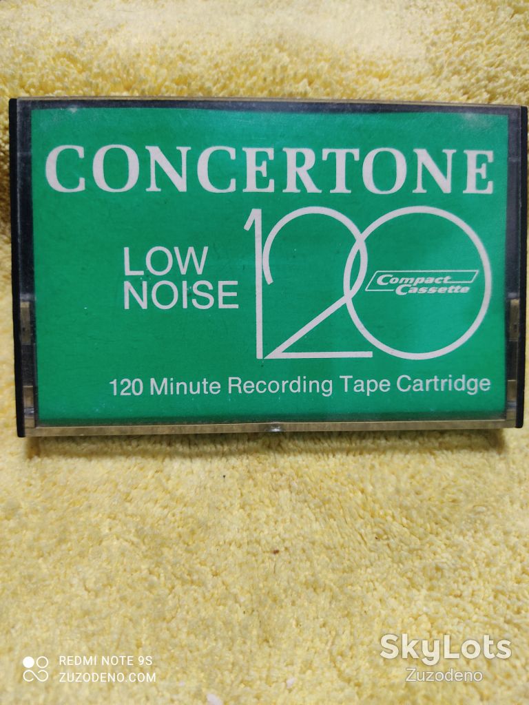 Б/У Аудио кассета CONCERTONE Low Noice C-120 - фото фото фото 0
