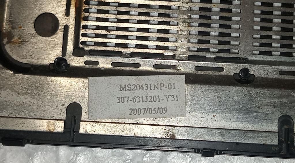 Сервісна кришка з ноутбука MSI MS-163C MS20431NP-01 N13 - фото фото фото 2