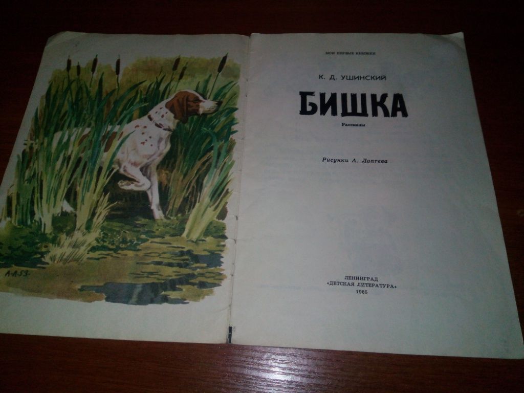 Ушинский К.Д. БИШКА Рассказы  (Рисунки А. Лаптева) - фото фото фото 1