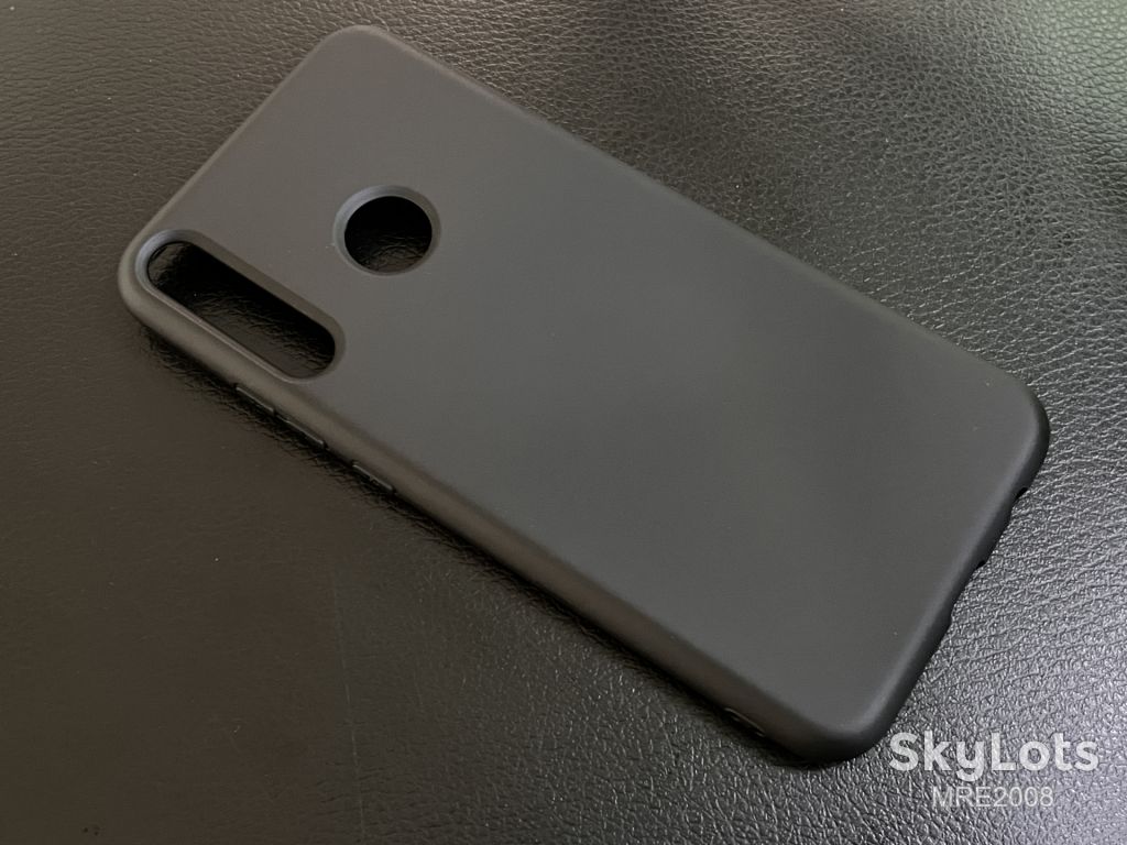 Чохол Silicone Cover для Huawei P40 Lite E / Y7p black - фото фото фото 0