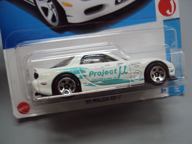 Машинка модель автомобіль Hot Wheels white 95 Mazda RX-7 project біла мазда №19047с - фото фото фото 3