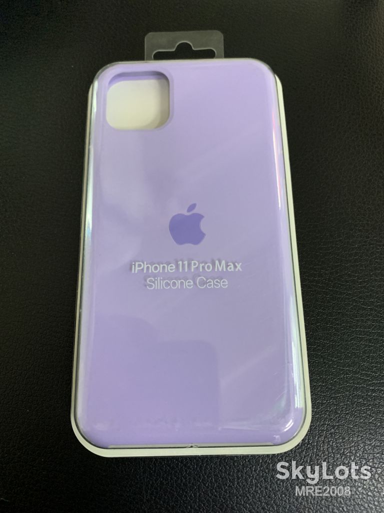 Чехол Silicone Case Copy Apple iPhone 11 Pro Max lavender - фото фото фото 1