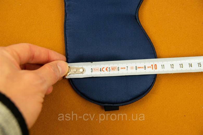 Маска, для сну, на очі, Premium, Silk Sleep Mask, Blue - фото фото фото 6