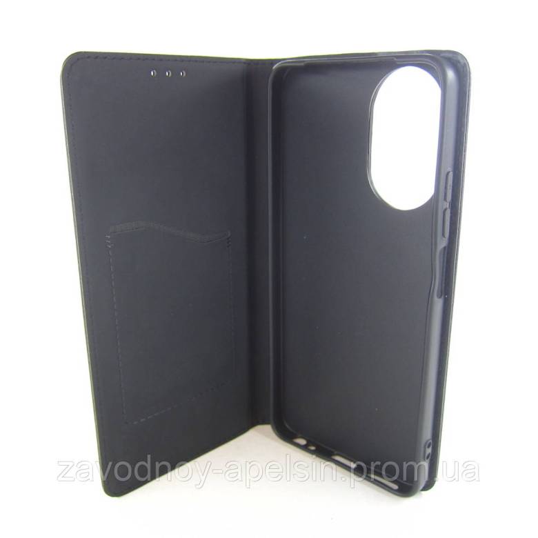 Чехол книжка Realme C67 4G Кожаный (черный) - фото фото фото 1