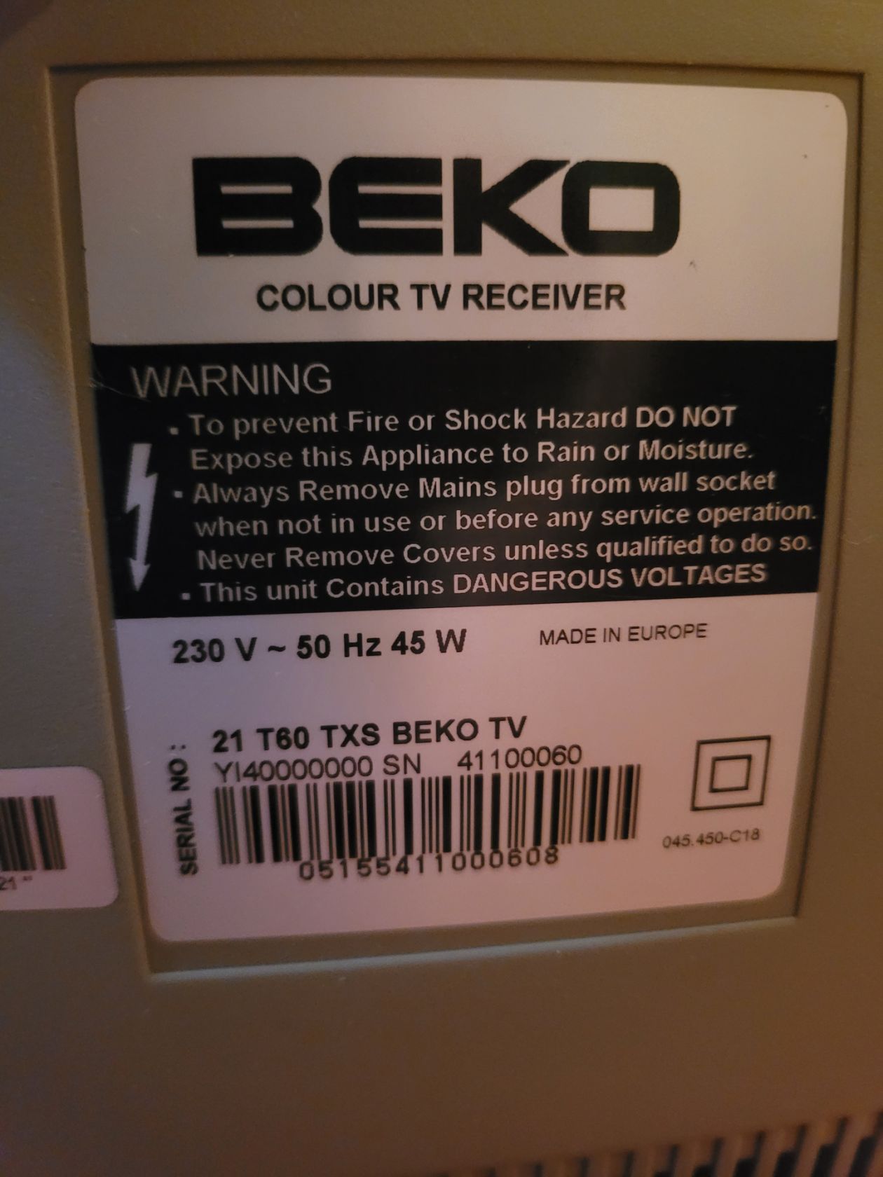 Телевизор Beko 21 T60 TXS - фото фото фото 3