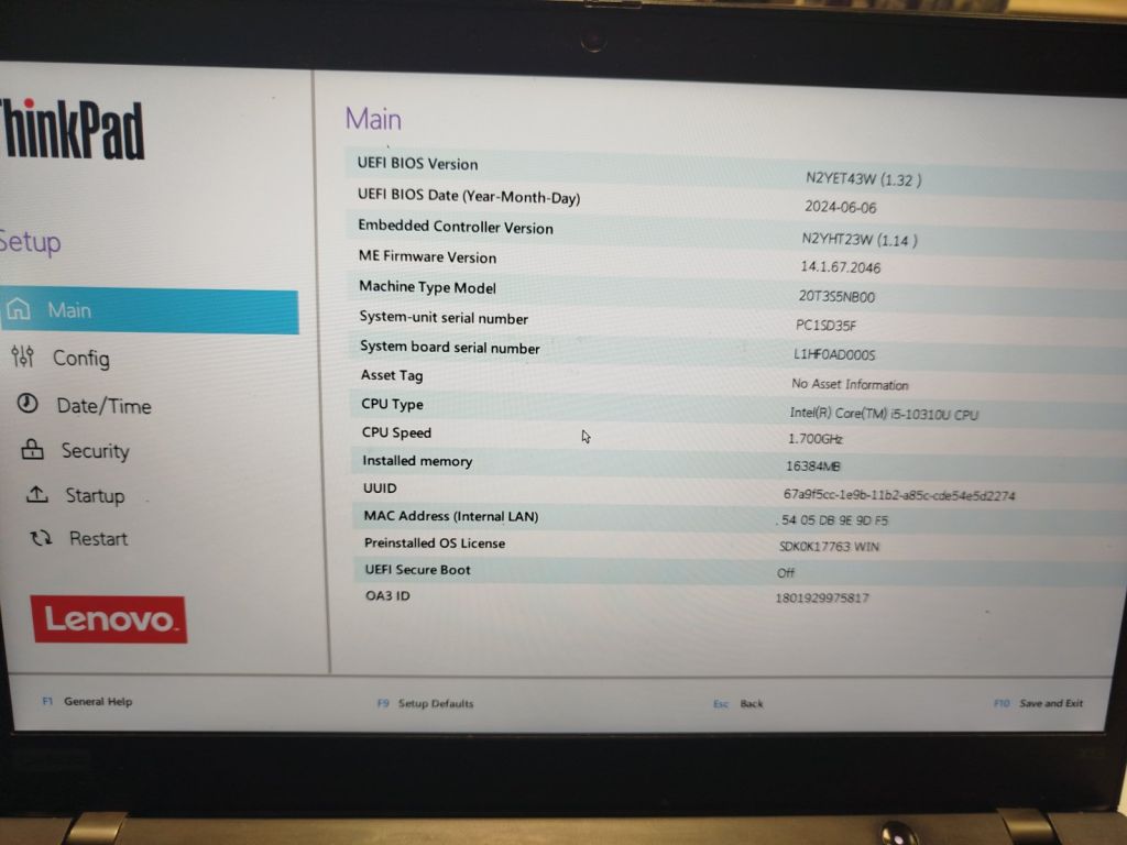 Матриця Lenovo ThinkPad X13 Gen 1 - фото фото фото 4