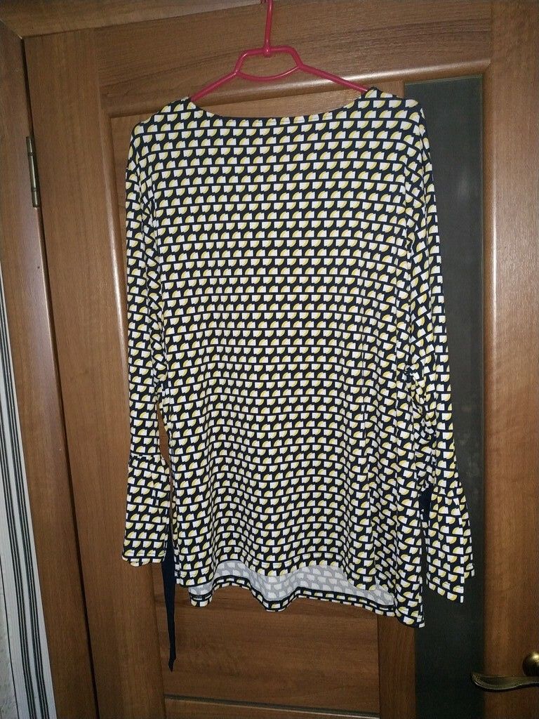 блуза с рукавами воланами 64-68р - фото фото фото 5