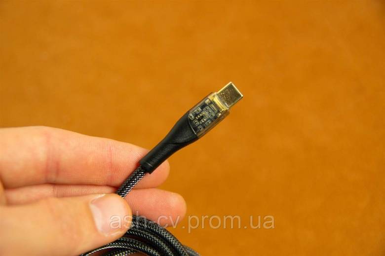 Високоякісний кабель Essager 100W USB-C PD Fast Charging Charger (Black 1m) - фото фото фото 7