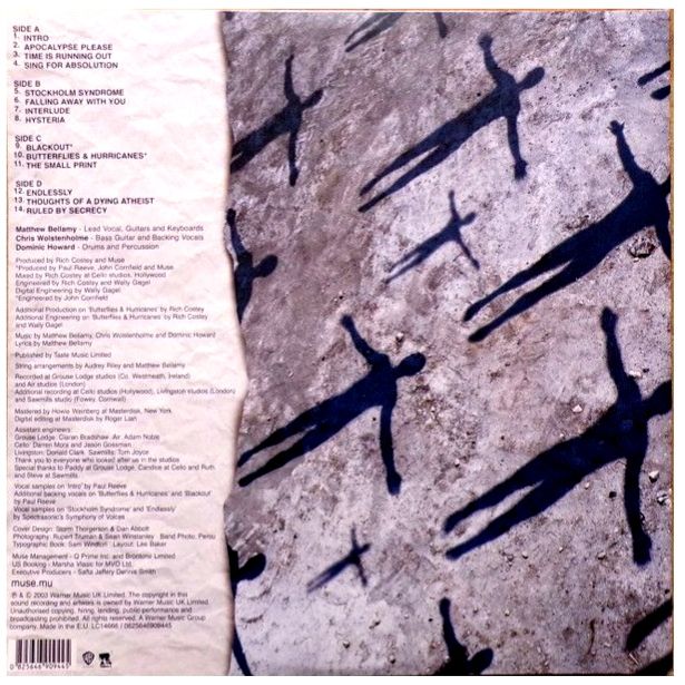 Muse ‎- Absolution - 2003.  (2LP). 12. Vinyl. Пластинки. Europe. S/S - фото фото фото 1