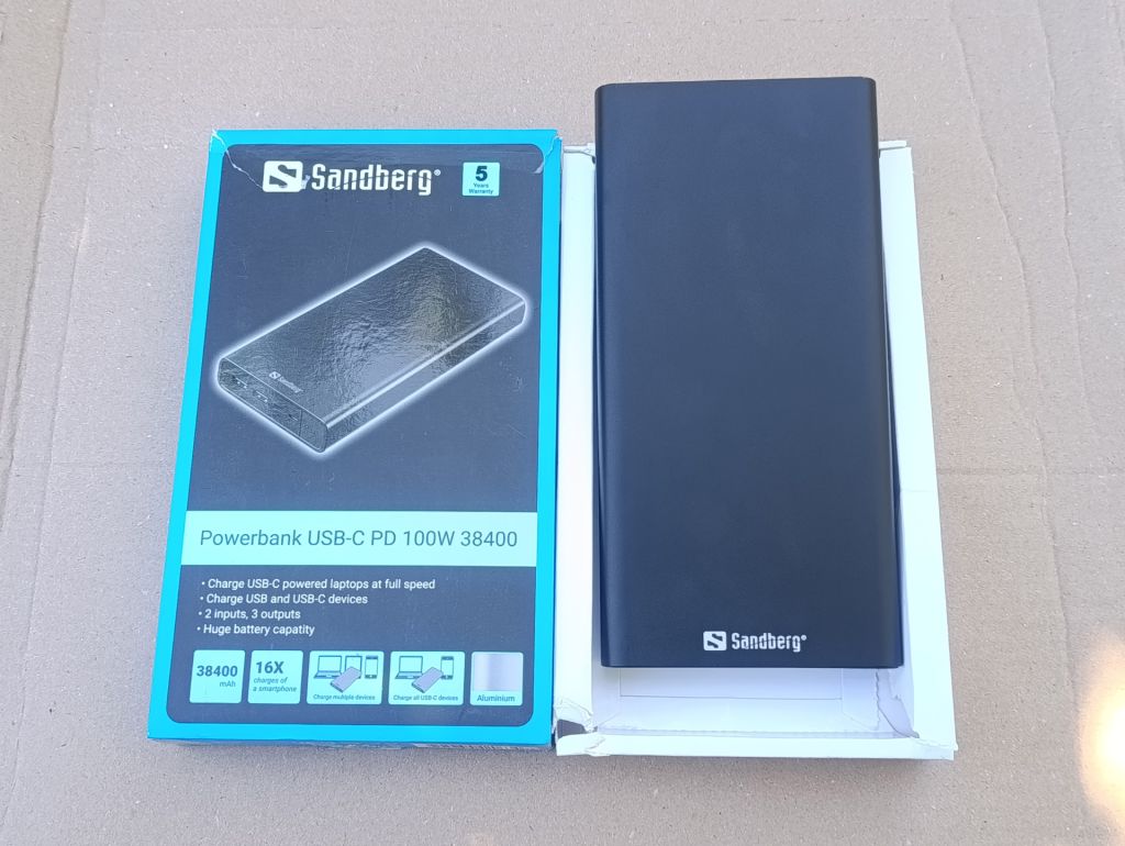 Новый Powerbank Sandberg 38400 mAh 100 W   (420-63) - фото фото фото 0