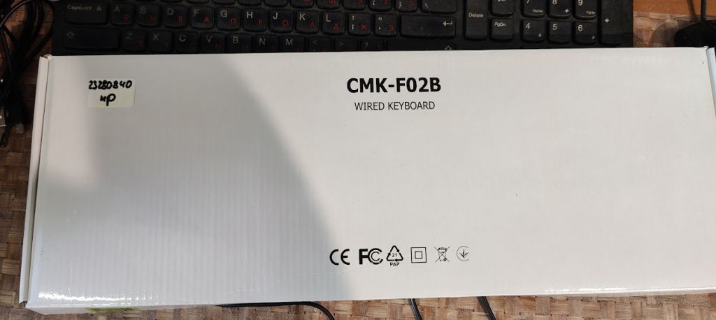 Брендовая клавиатура Crown CMK-F02B USB № 23280840 - фото фото фото 2