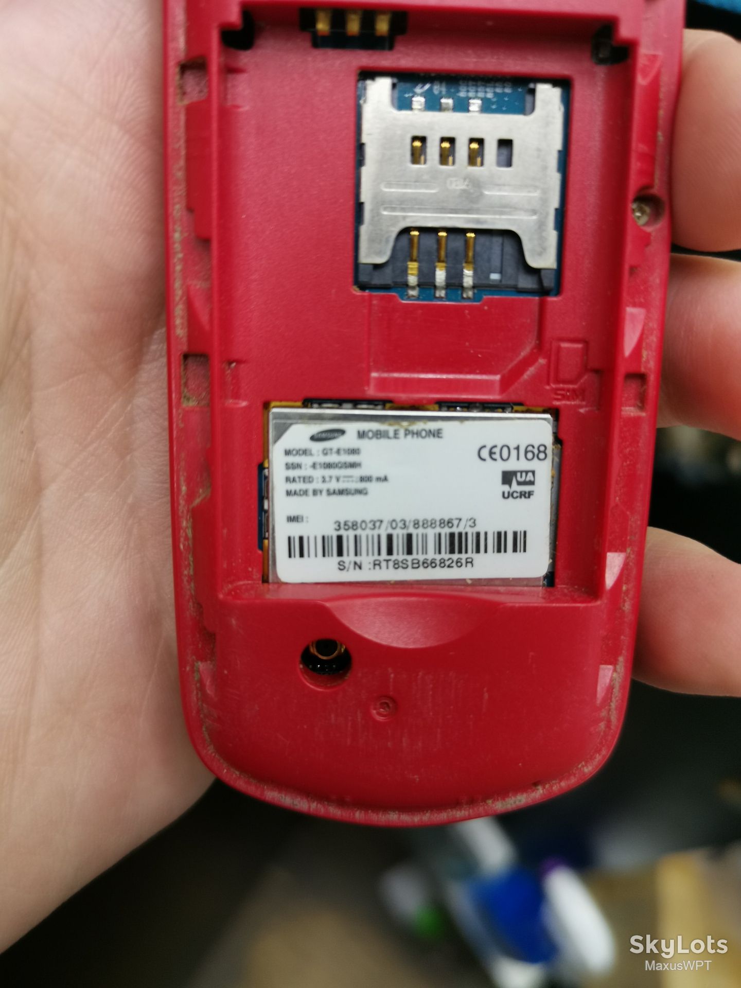 Sklad samsung e1080i red ne charge - фото фото фото 2