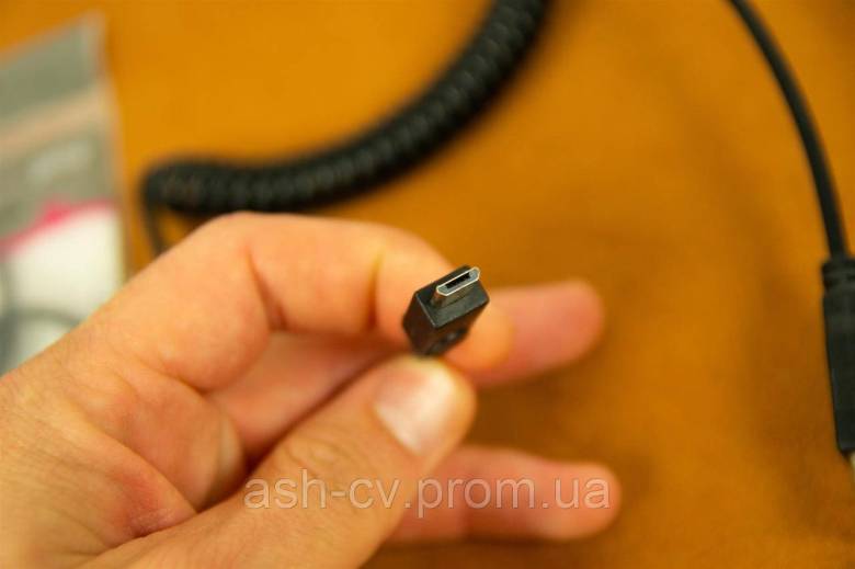 Кабель, microUSB, спіральний, для, зарядки, джойстика, Playstation 4 - фото фото фото 3