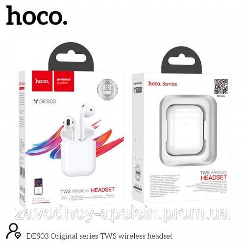 Стерео гарнитура bluetooth hoco DES03 wireless - фото фото фото 2