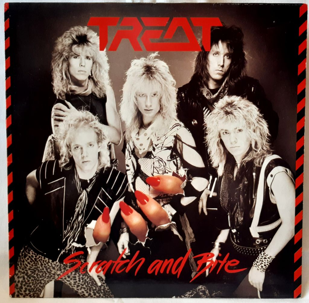 Treat - Scratch And Bite - 1985.  (LP). 12. Vinyl. Пластинка. Holland - фото фото фото 1