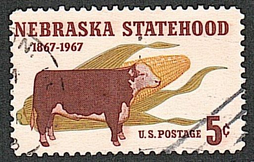 США  (1967) 100 лет со дня образования штата Небраска - фото фото фото 0