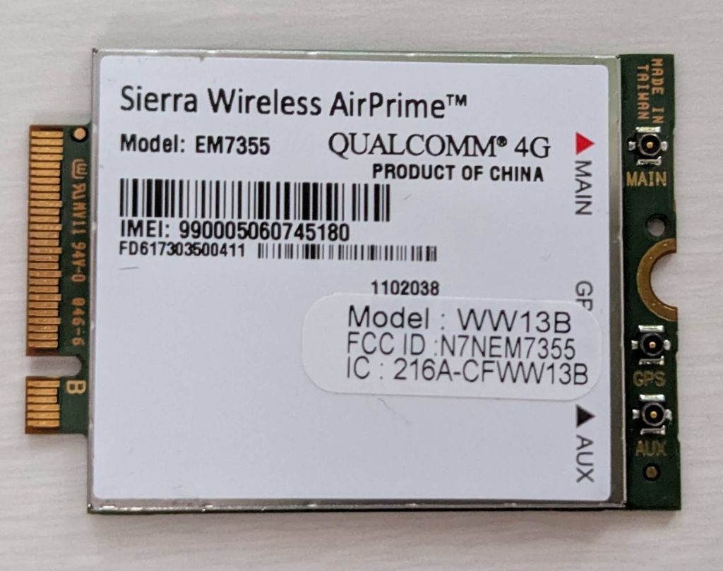 4G LTE Модуль - Sierra Wireless AirPrime EM7355 - фото фото фото 2