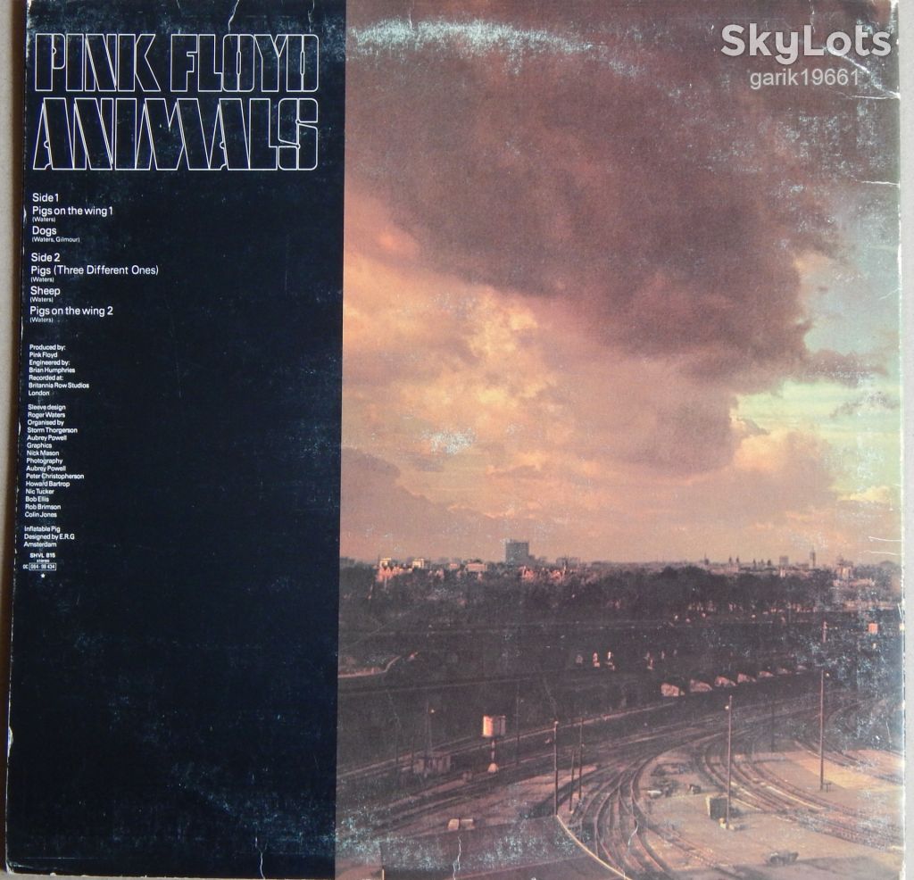 Pink Floyd – Animals  (Harvest – SHVL 815, UK) inner sleeve VG+/EX+ - фото фото фото 1
