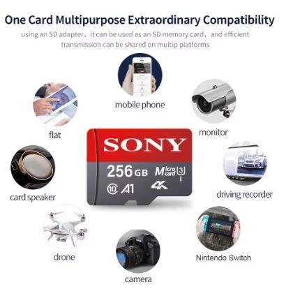 SONY Micro SD Card 1024 GB Mini Memory Card Class 10 - фото фото фото 5