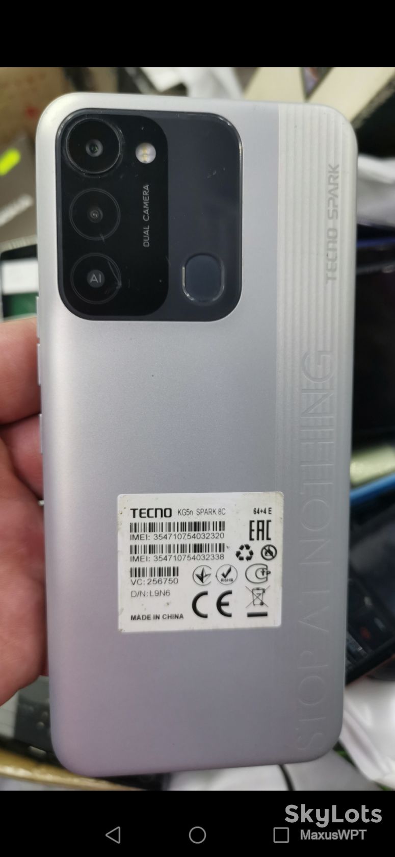 #shop Tecno spark 8c silver 64gb - фото фото фото 2