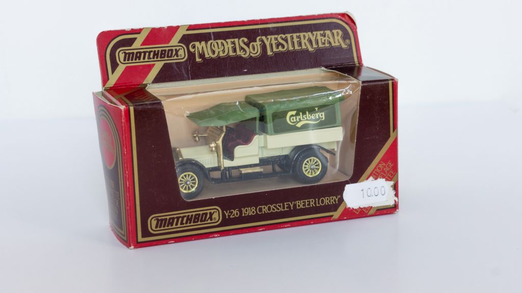 1:47 Crossley 20/25 Tender 1918 Carlsberg, MATCHBOX Y-13 England 1973 - фото фото фото 0