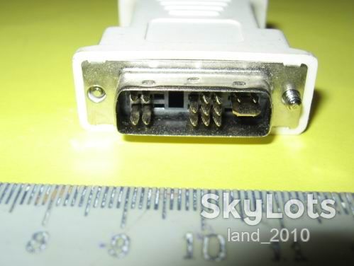 (412141) Перехідник DVI to VGA. Робочий. Без резерву! - фото фото фото 1