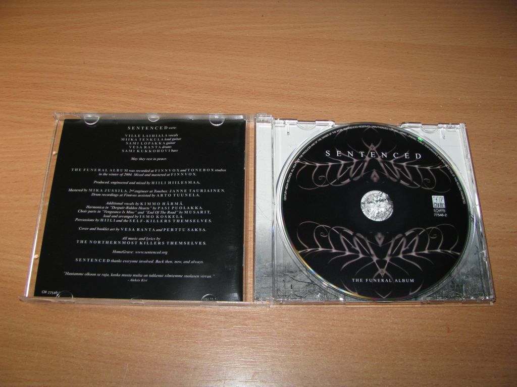 SENTENCED - The Funeral Album  (2005 Century Media 1st press) - фото фото фото 1