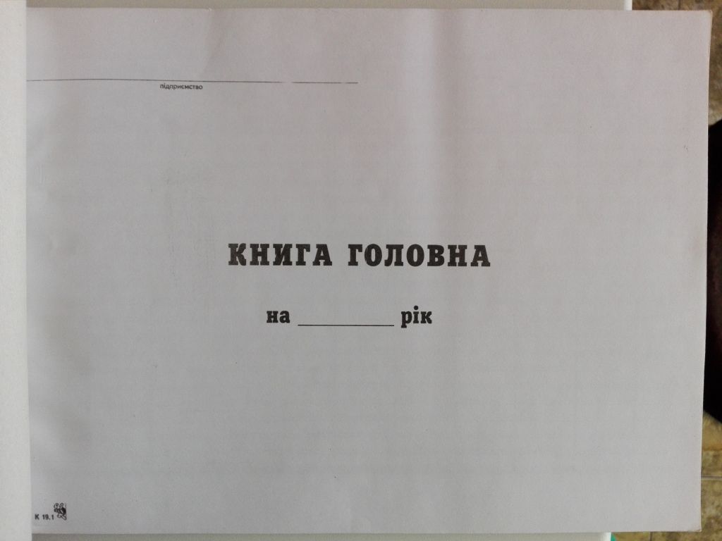Книга головна на 100 аркушів в картонному перепльоті. - фото фото фото 1