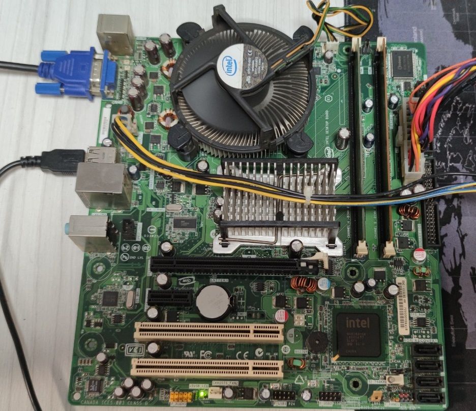 Материнськая плата Intel DG31PR Socket 775 + Intel Celeron 430 1.8 GHz - фото фото фото 2