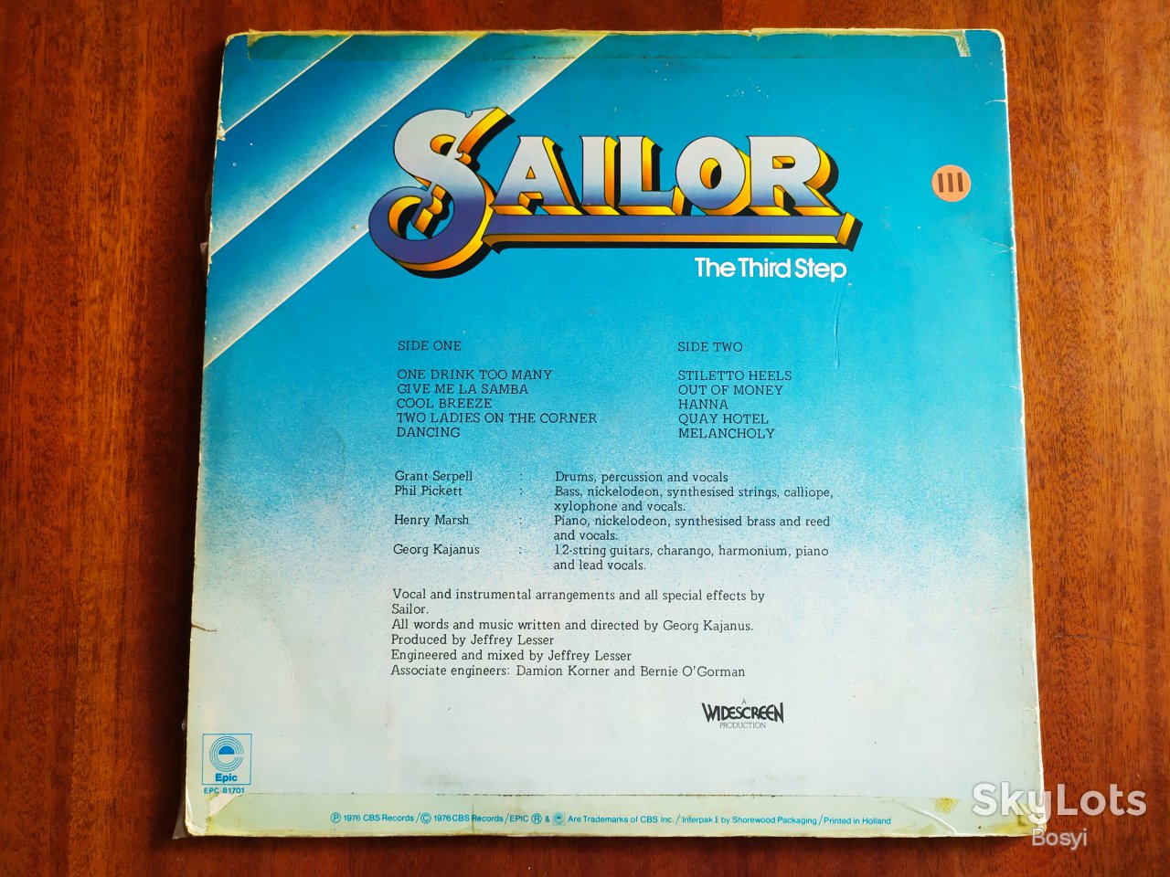 Sailor ‎ The Third Step Голландия GF - фото фото фото 2