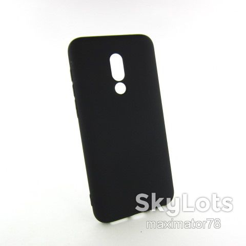 ЧЕХОЛ НАКЛАДКА SMtt Meizu 16 Soft Touch черный - фото фото фото 1