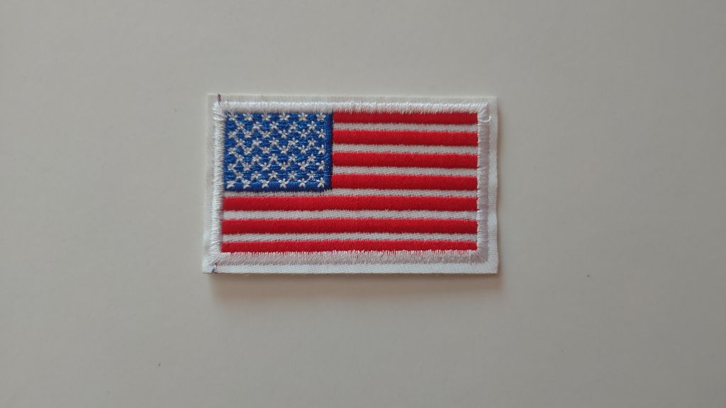 Нашивка на одежду, рюкзак флаг Америки, США - фото фото фото 0