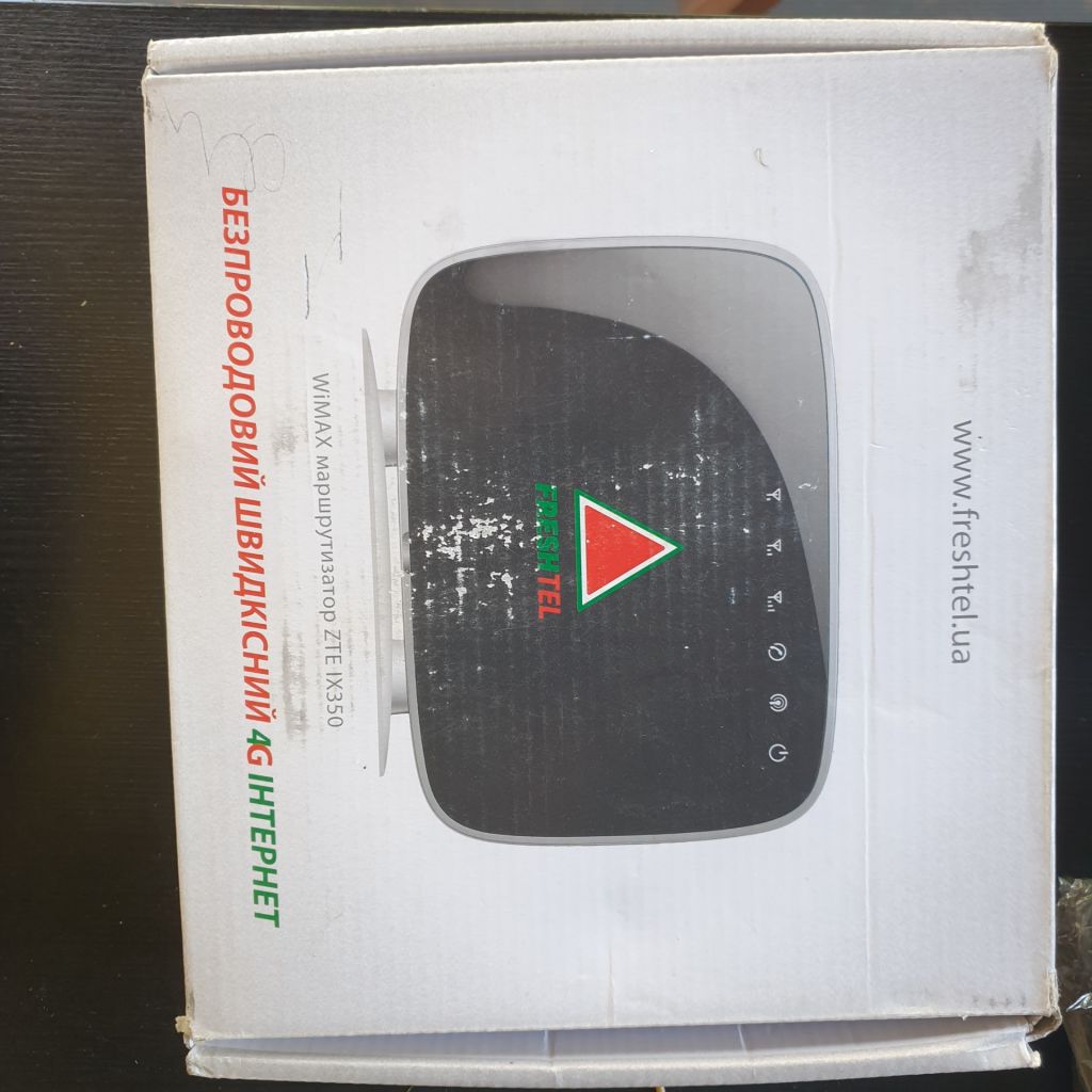 WiMAX швидкісний маршрутизатор, ZTE IX 350 , Модем Freshtel, - фото фото фото 0