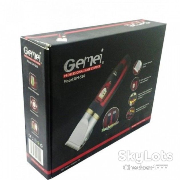 Чоловічий тример машинка для стрижки волосся Gemei GM-550 - фото фото фото 5
