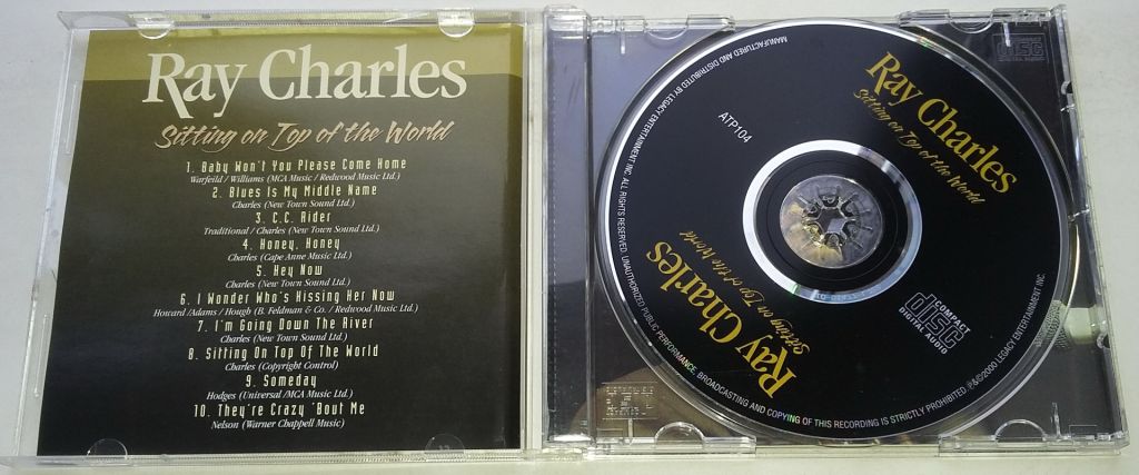RAY CHARLES Sitting On Top Of The World CD Canada - фото фото фото 1