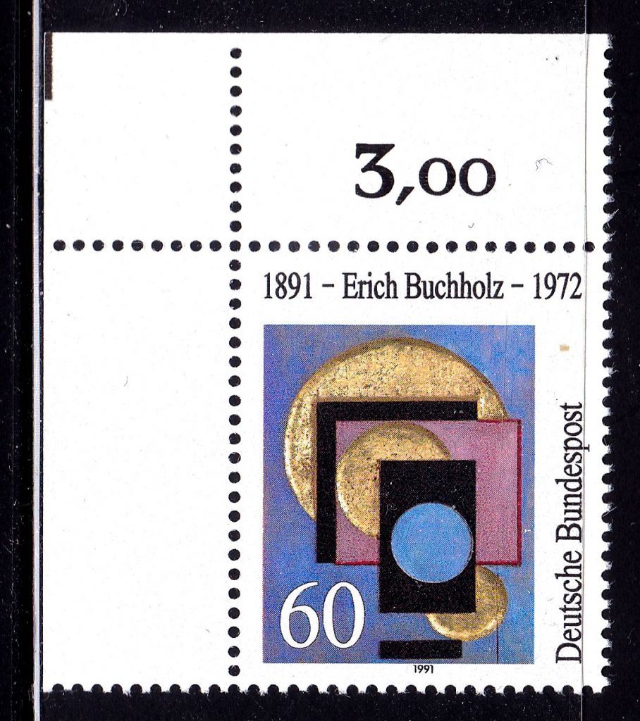 Германия  ФРГ  1991 г  MNH  - искусство - фото фото фото 0