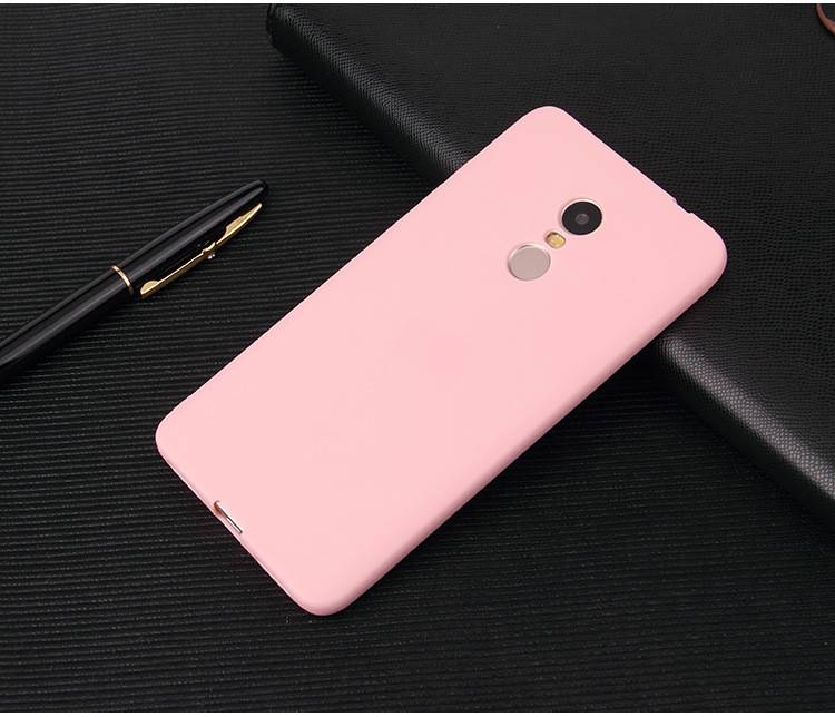 Чохол Xiaomi Redmi Note 4X / Note 4 Global силікон soft touch бампер рожевий - фото фото фото 0