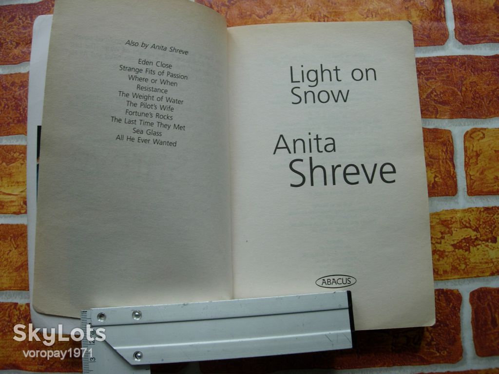Anita Shreve "Light on Snow" - фото фото фото 4
