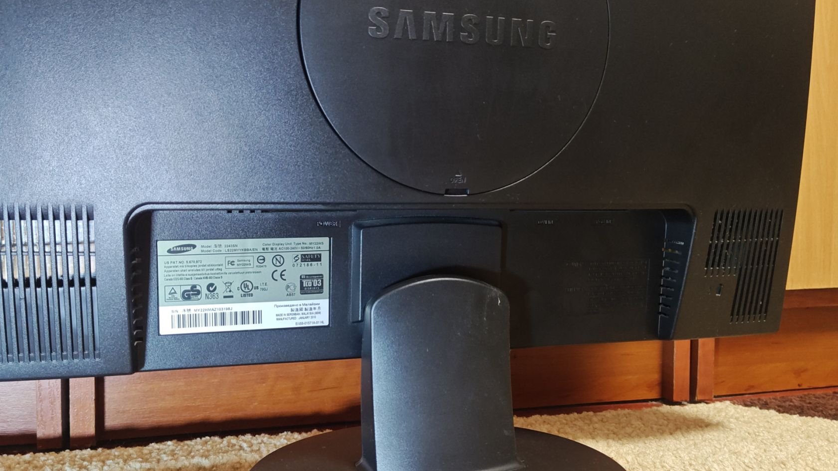 Монітор Samsung Sync Master 2243 SN - фото фото фото 2