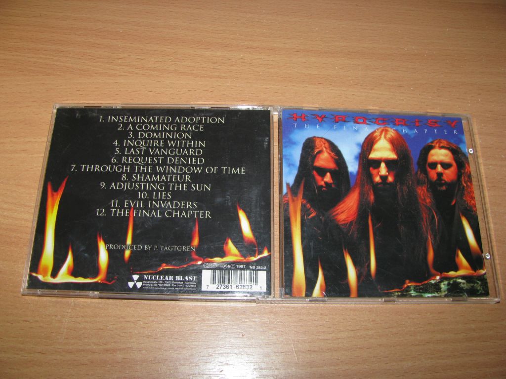HYPOCRISY - The Final Chapter  (1997 Nuclear Blast 1st press,Germany) - фото фото фото 0