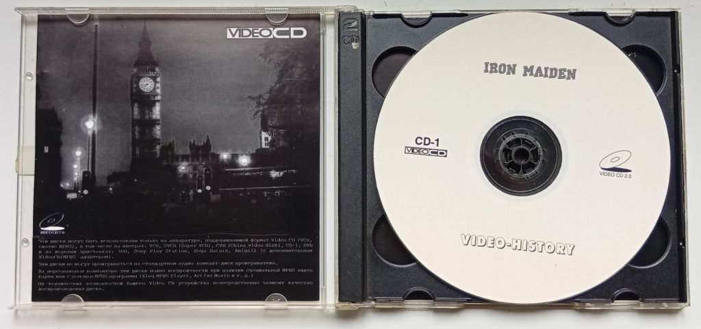 Video CD Iron Maiden – Raiing Hell MTV History  (2 CD) - фото фото фото 1