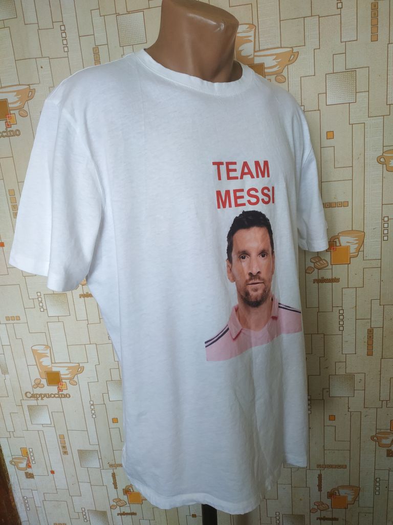 Футболка MESSI чоловіча біла PRIMARK p-p L - фото фото фото 1